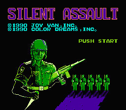 Silent Assault (Homebrew) — Title screen